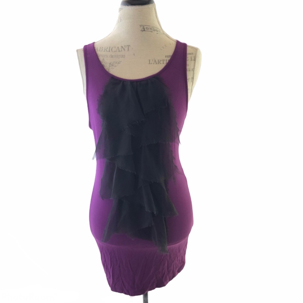 🐰 Twelve by Twelve Ruffle Long Racerback Tank Top